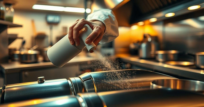 Spray Lubrificante Alimentício: O Segredo para Cozinhas Eficientes e Seguras